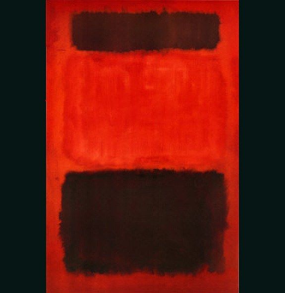Mark Rothko Brown and Black in Reds 1957